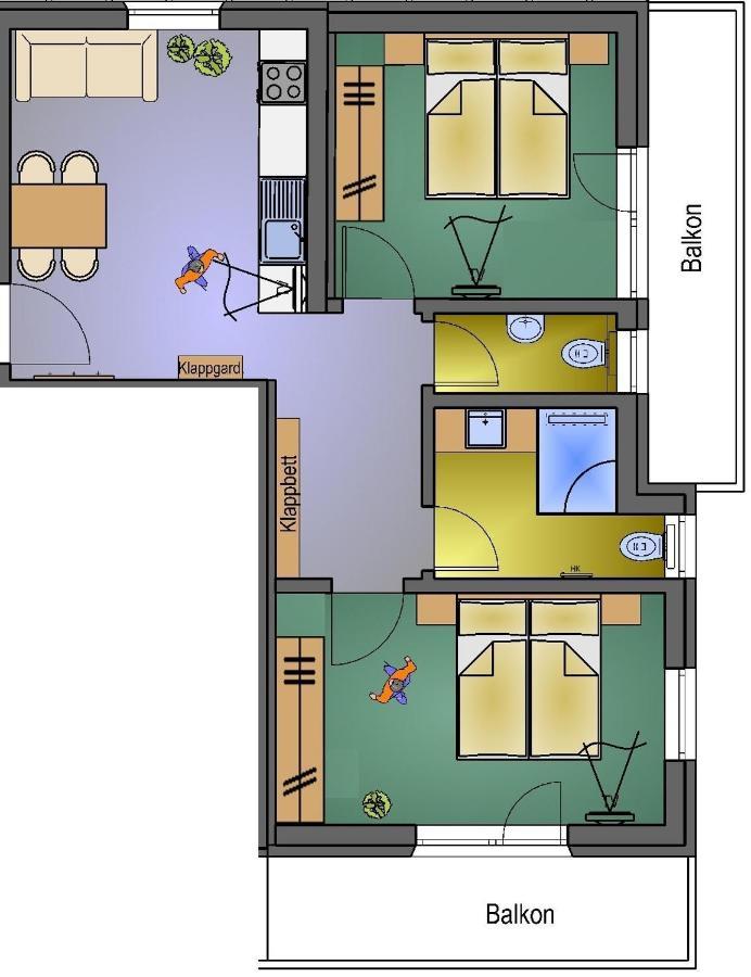 Chasa Sulai Appartements Samnaun Buitenkant foto