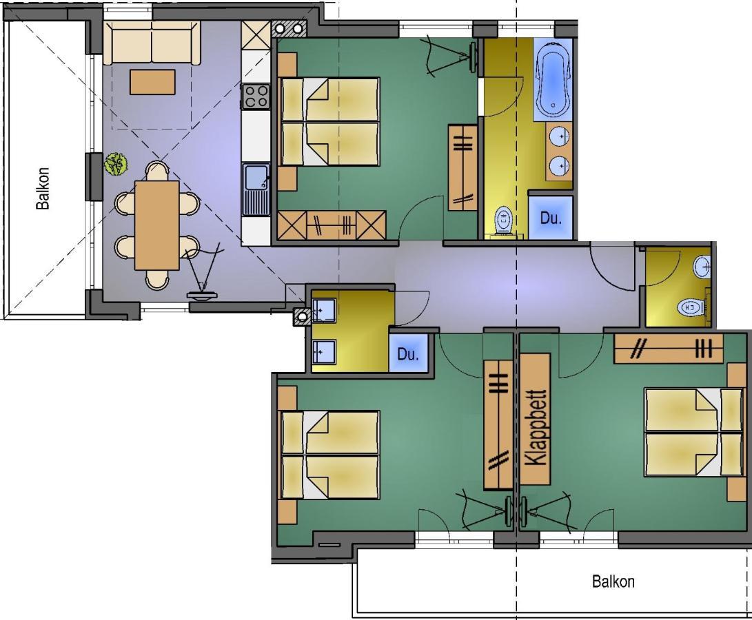 Chasa Sulai Appartements Samnaun Buitenkant foto