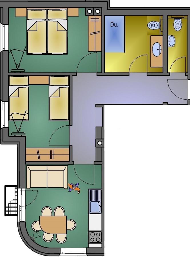 Chasa Sulai Appartements Samnaun Buitenkant foto